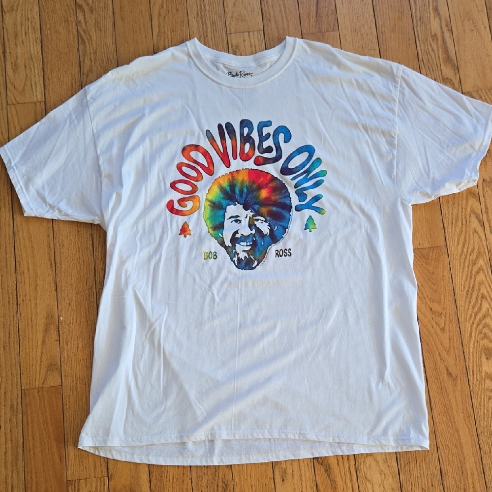 Bob Ross Graphic T-Shirt - Picture 1 of 3